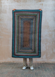 The Braided Rug Co. Blue Carnival Rectangle Rugs