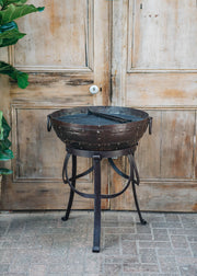 Kadai Recycled Kadais with High and Low Stands