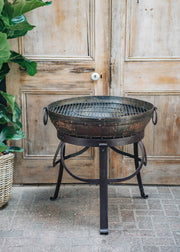 Kadai Recycled Kadais with High and Low Stands