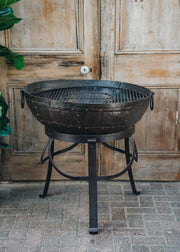 Kadai Recycled Kadais with High and Low Stands