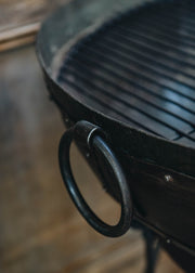 Kadai Recycled Kadais with High and Low Stands