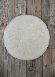 Shepherd of Sweden Round Seat Cushion in Cream