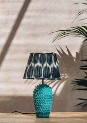 Pooky Lighting Pooky Lighting Small Turquoise Stucco Lamp