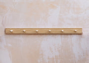 Creamore Mill Oak Shaker-style peg rails