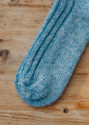 Two Left Feet Agencies Traditional Socks in Light Blue