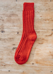 Saponalia Traditional Socks in Red