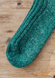 Two Left Feet Agencies Traditional Socks in Turquoise