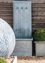 A Place in the Garden Trento Tall Zinc Water Feature