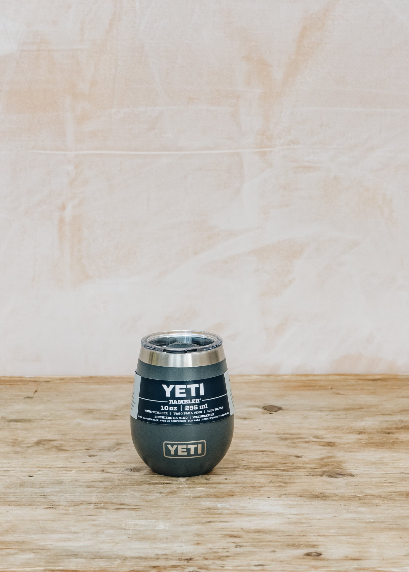 YETI Rambler Wine Tumbler 10z in Charcoal Burford Garden Co