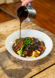 Braised Beef Cheeks Bourguignon