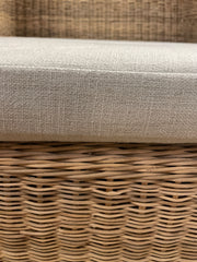Burford Garden Co. Nzuri One Seater Sofa Classic Foam Seat Cushion in Beige