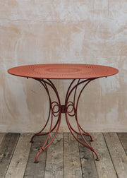 Fermob 1900 D96 Table in Red Ochre