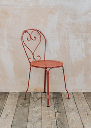 Fermob 1900 Stacking Chair in Red Ochre