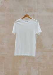 Merz B. Schwanen 1950s Loopwheeled T-Shirt in White