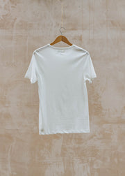 Merz B. Schwanen Merz B. Schwanen 215 Loopwheeled T-Shirt in White