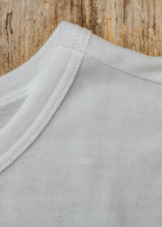 Merz B. Schwanen 1950s Loopwheeled T-Shirt in White