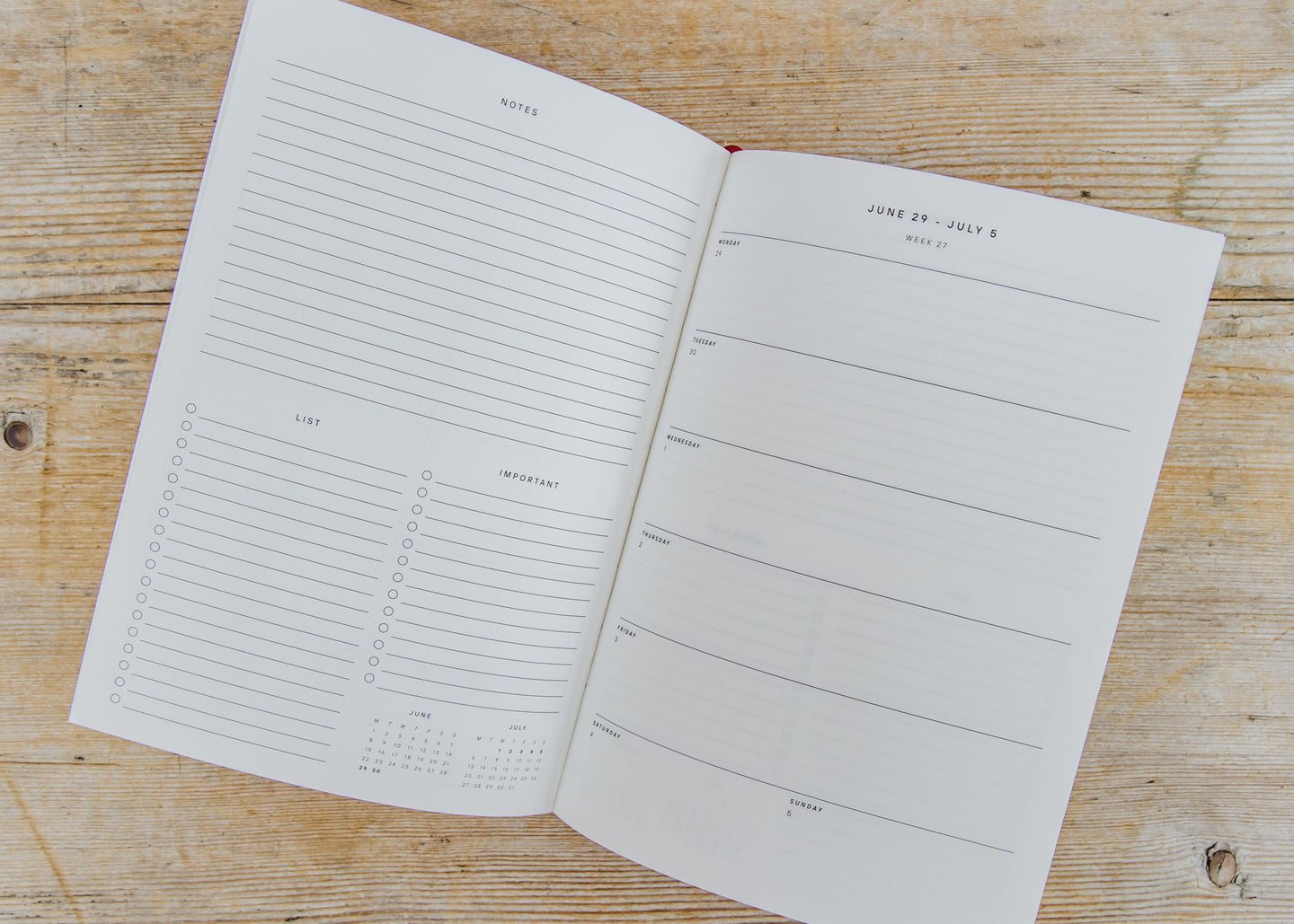 Nineteen Seventy Three Blank Canvas Black 2026 Diary