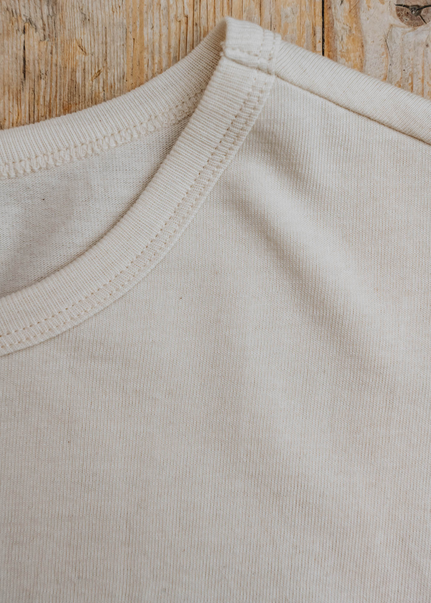 CIDER ROAD TEE WHITE (STOF) Lサイズ 215 Loopwheeled T-Shirt in Natural – Burford Garden Co.