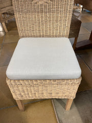 Burford Garden Co. Nzuri Dining Chair Foam Seat Cushion in Beige