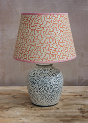 Pooky Blue and White Polka Table Lamp