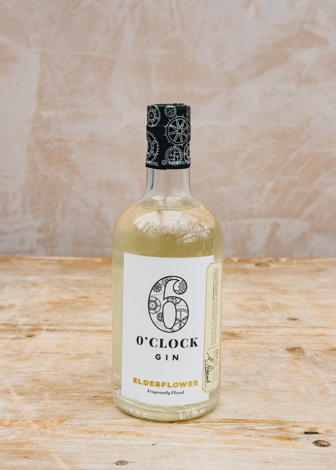 6 O'Clock Gin 6 O'Clock Gin Elderflower Gin, 70cl