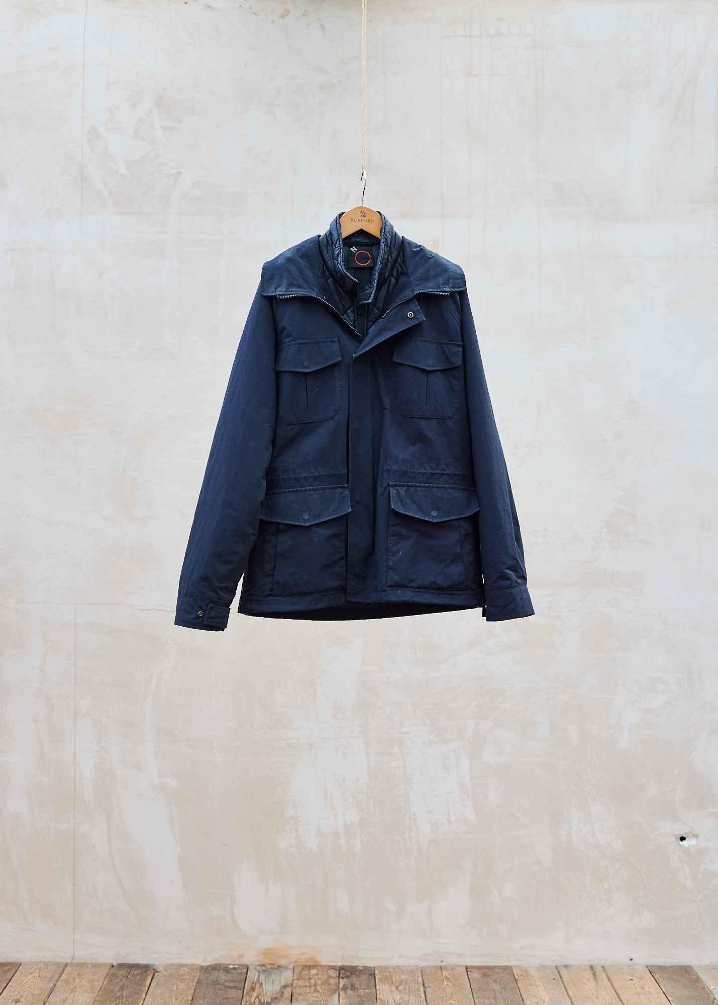 sandraalexandra Aspesi Navy Parka with Detachable Liner - M