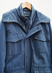 Kenny Ryder Aspesi Navy Parka with Detachable Liner - M