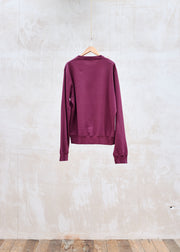 Kenny Ryder Aspesi Burgundy Cotton Sweatshirt - M