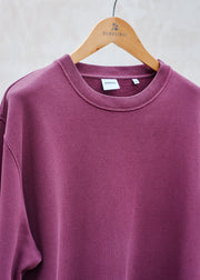 Kenny Ryder Aspesi Burgundy Cotton Sweatshirt - M