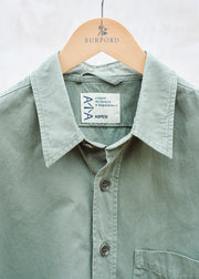 Kenny Ryder Aspesi Green Tough Cotton Overshirt - Xl