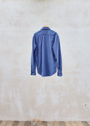 Kenny Ryder Aspesi Grey/Black Checked Cotton Flannel Shirt - M