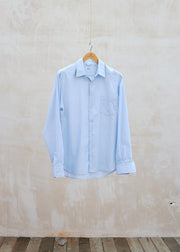Aspesi Light Blue Striped Fine Cotton Shirt - XL