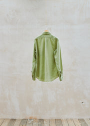 Kenny Ryder Aspesi Light Green Fine Linen Buttondown Shirt - M