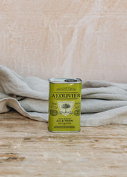 A l'Olivier Garlic and Thyme Infused Oil in Tin