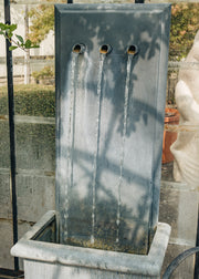 A Place in the Garden Trento Tall Zinc Water Feature