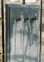 A Place in the Garden Trento Tall Zinc Water Feature