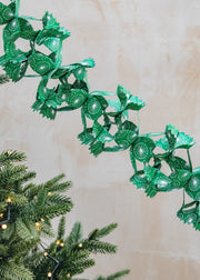 A World of Craft Kathmandu Dandelion Garland in Green and White