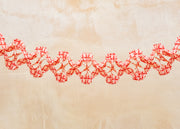 A World of Craft Kathmandu Garland Bunch in Off White and Red