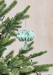 Origami Green Ornament