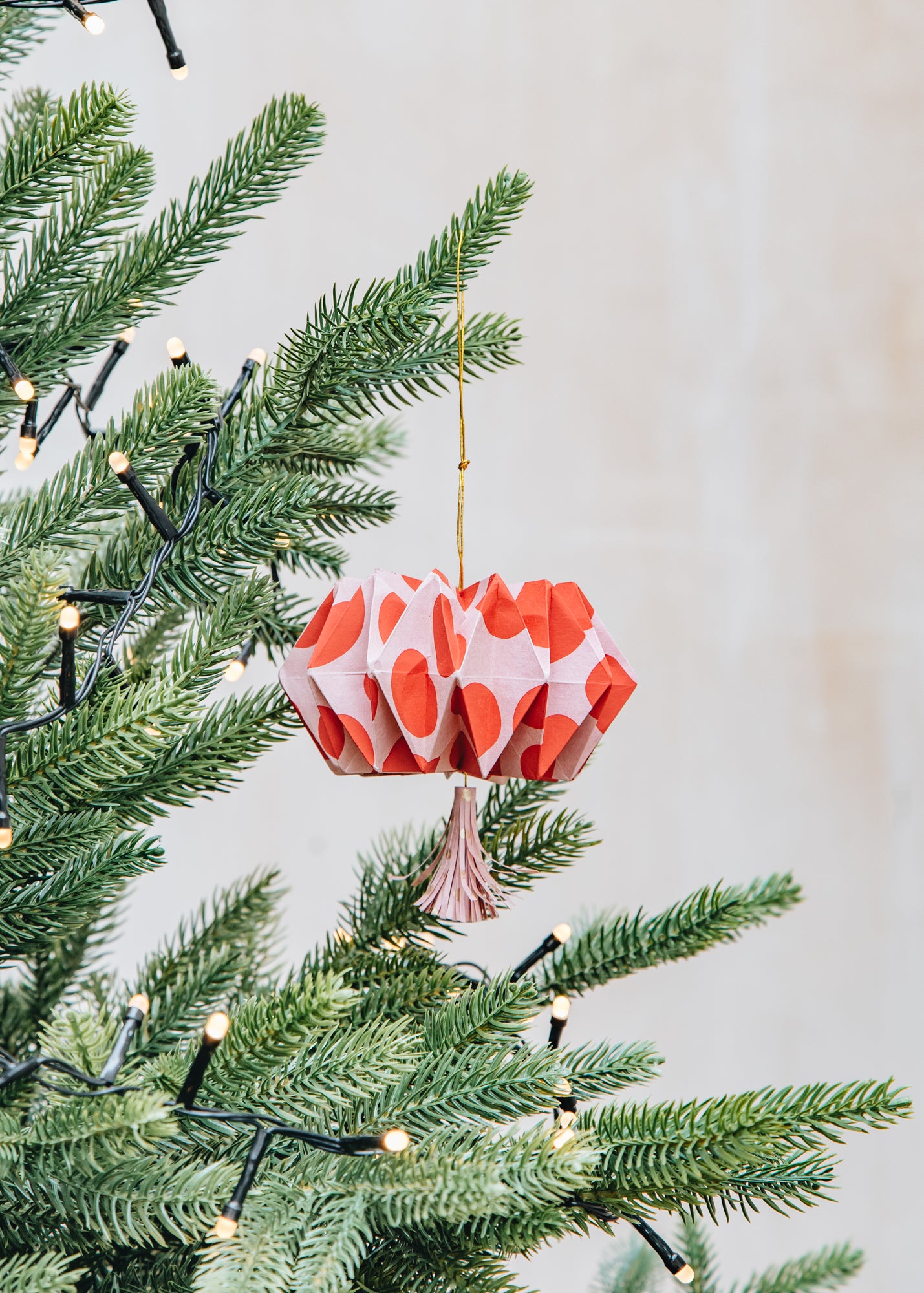 Origami Rosa Ornament