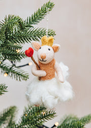 Queen Mouse Ornament