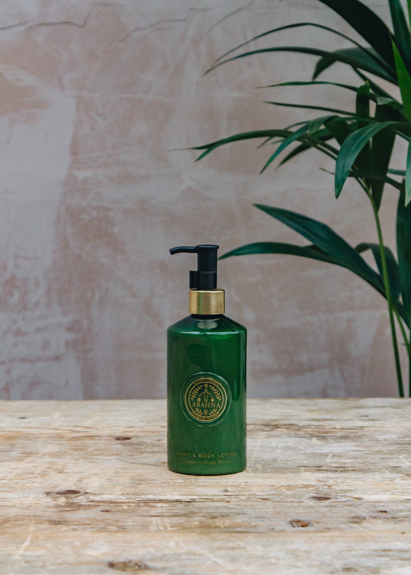 Abahna Hand & Body Lotion in Frangipani and Orange Blossom, 300ml