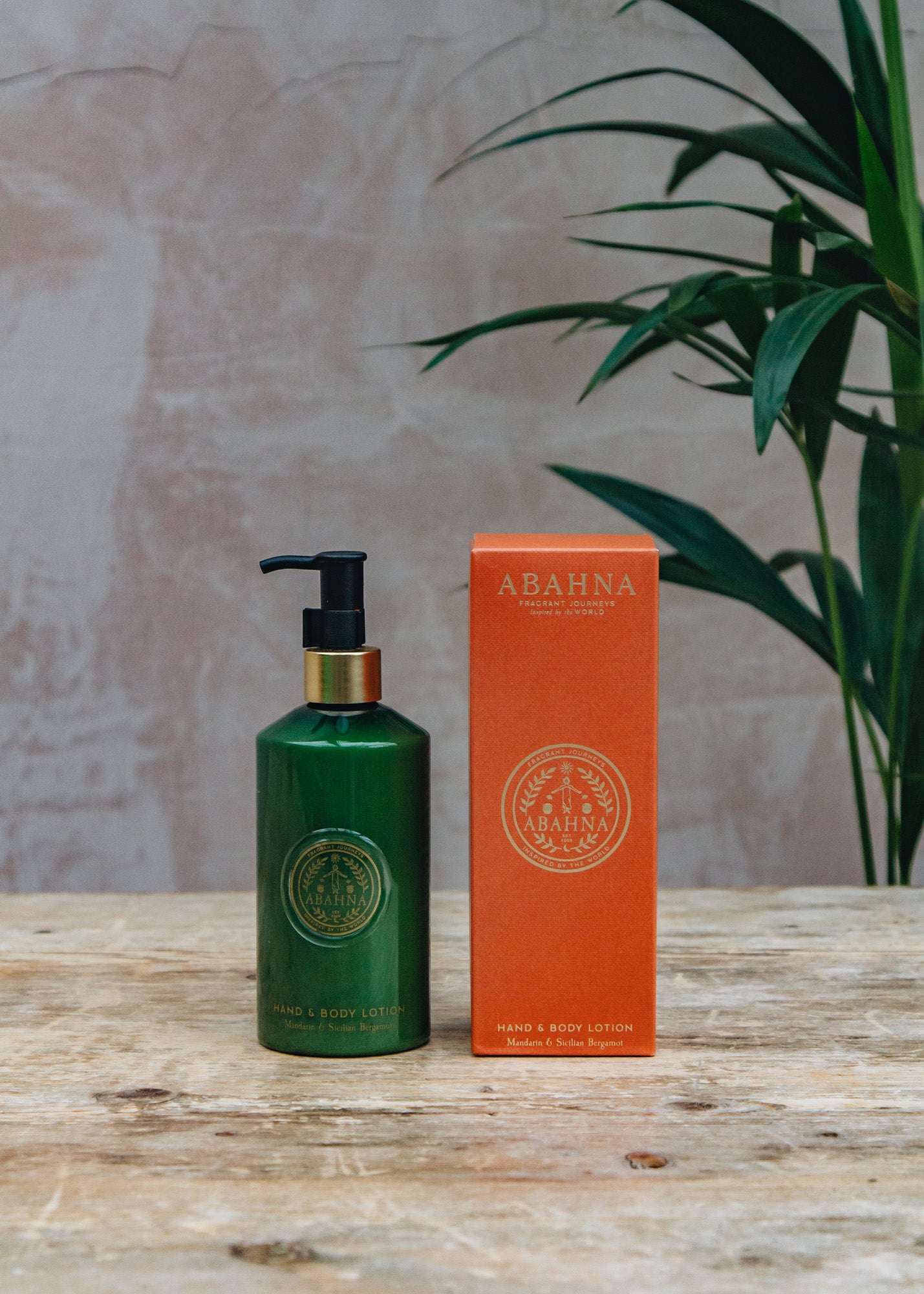 Abahna Hand & Body Lotion in Mandarin and Sicilian Bergamot, 300ml