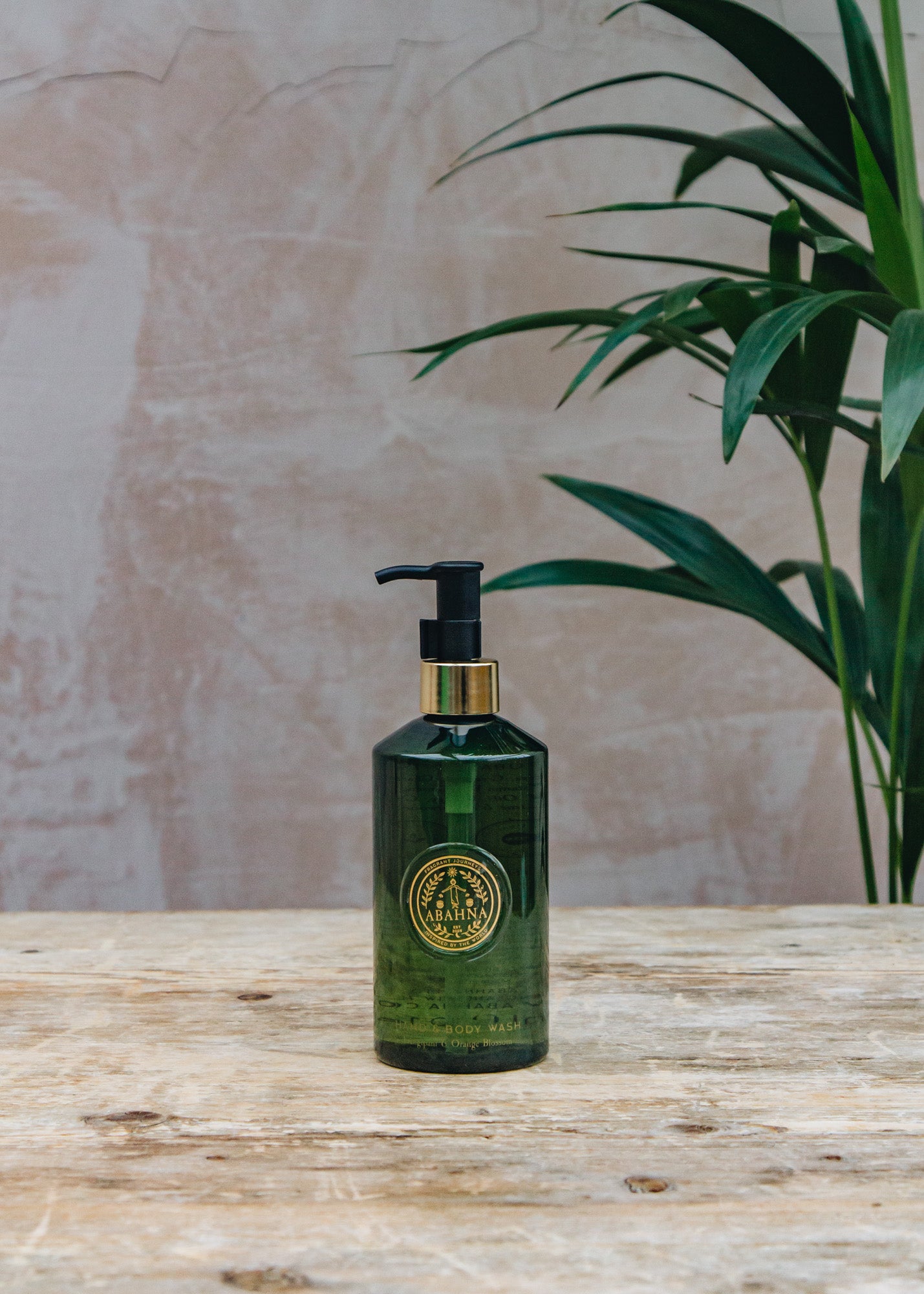 Abahna Hand & Body Wash in Frangipani and Orange Blossom, 300ml