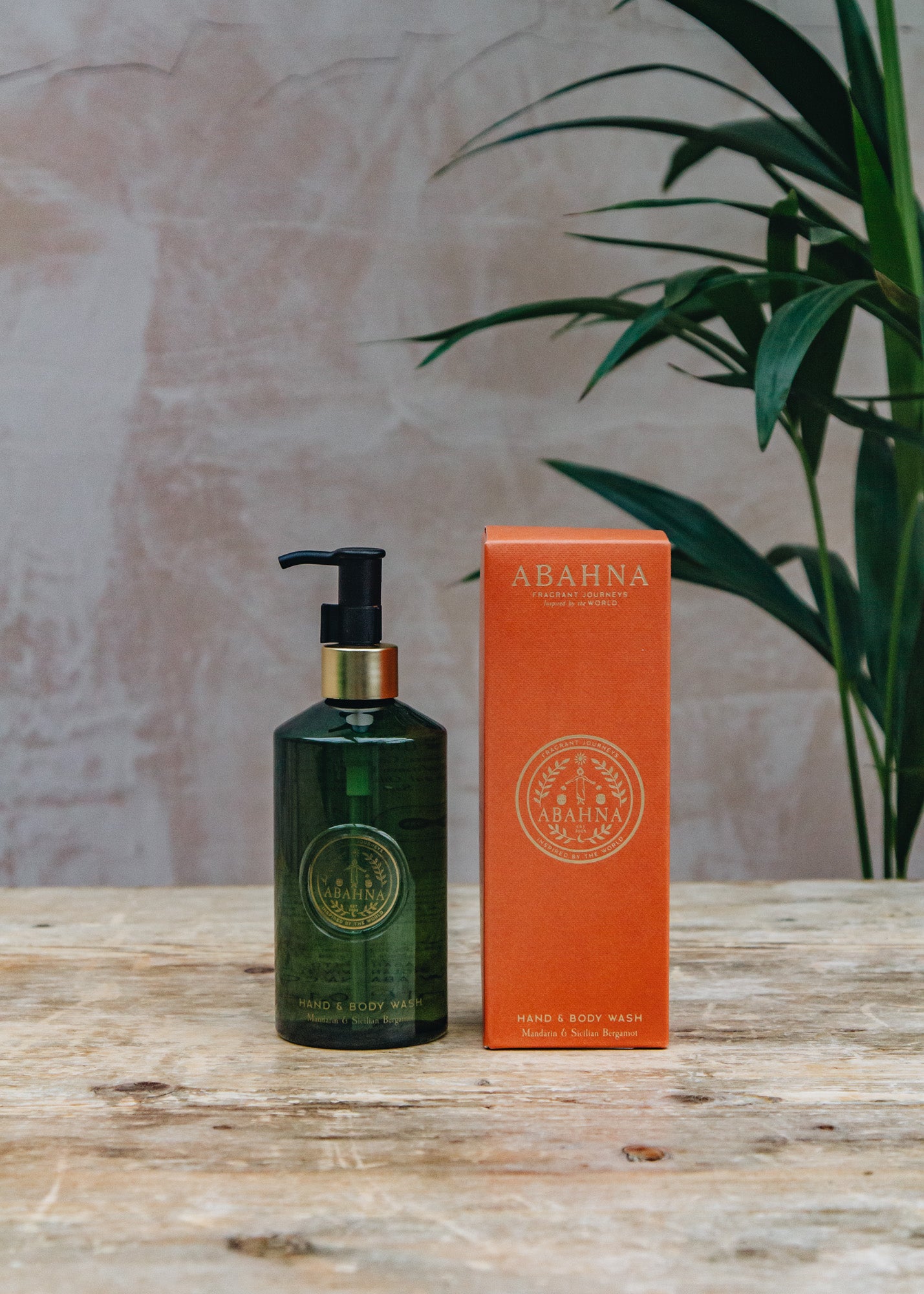 Abahna Hand & Body Wash in Mandarin and Sicilian Bergamot, 300ml