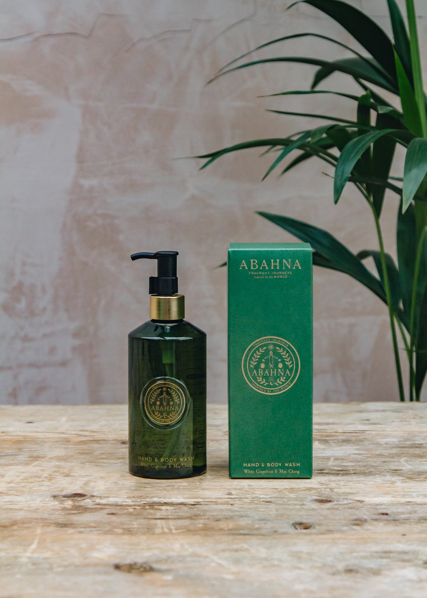 Abahna Hand & Body Wash in White Grapefruit and May Chang, 300ml