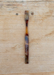 Acca Kappa Historical Classic Brown Toothbrush, Medium Nylon