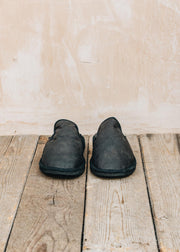 Shepherd of Sweden Men's Adam Slippers in Matt Black