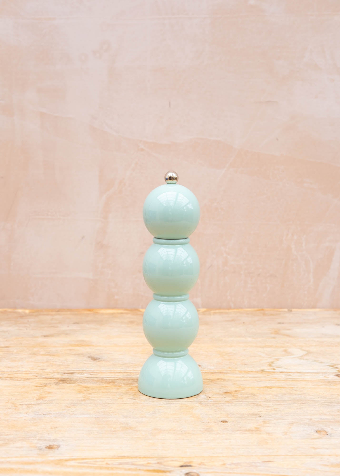Books Salt/Pepper Bobbin Grinder Mill in Eau de Nil