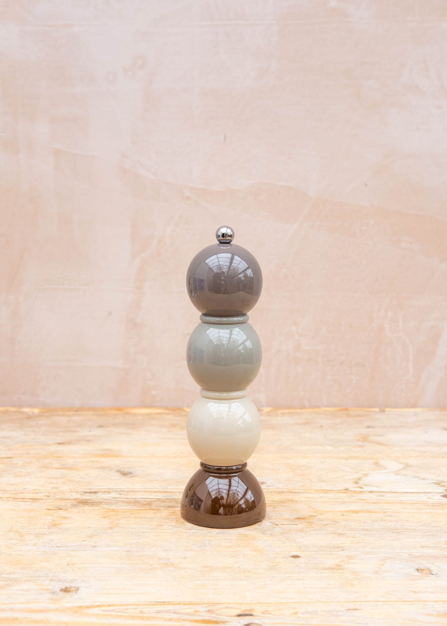 Books Salt/Pepper Bobbin Grinder Mill in Multi Grey